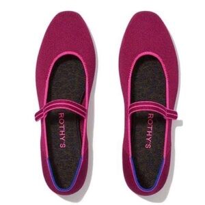 Rothy’s square mary jane in beet - NWB